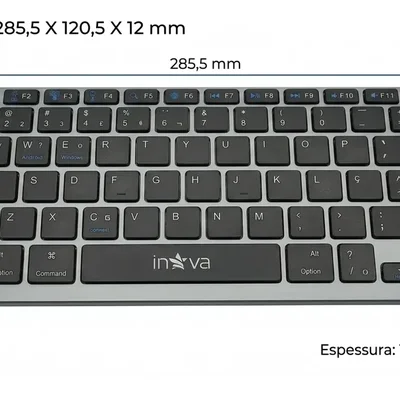 Mini Teclado Sem Fio Kv-803 Inova