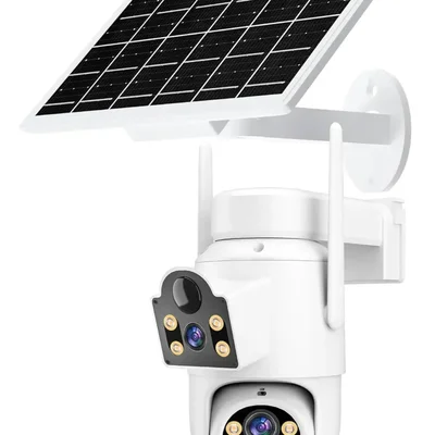 Câmera Solar Jrtn Jt-9683 Hd Lente Dupla Visão Noturna