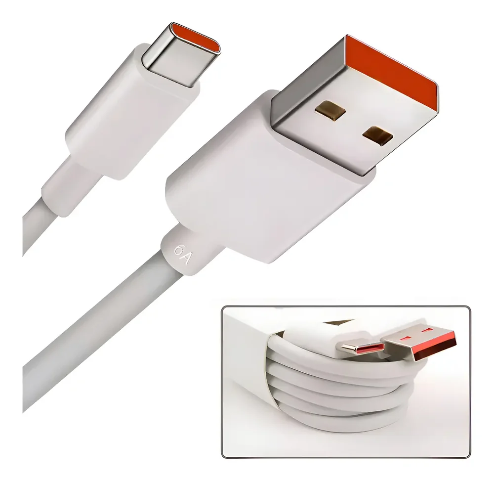 Imagem 3 de 3 do produto Cabo Usb Tipo C Carregamento Rápido Para Xiaomi Redmi Note