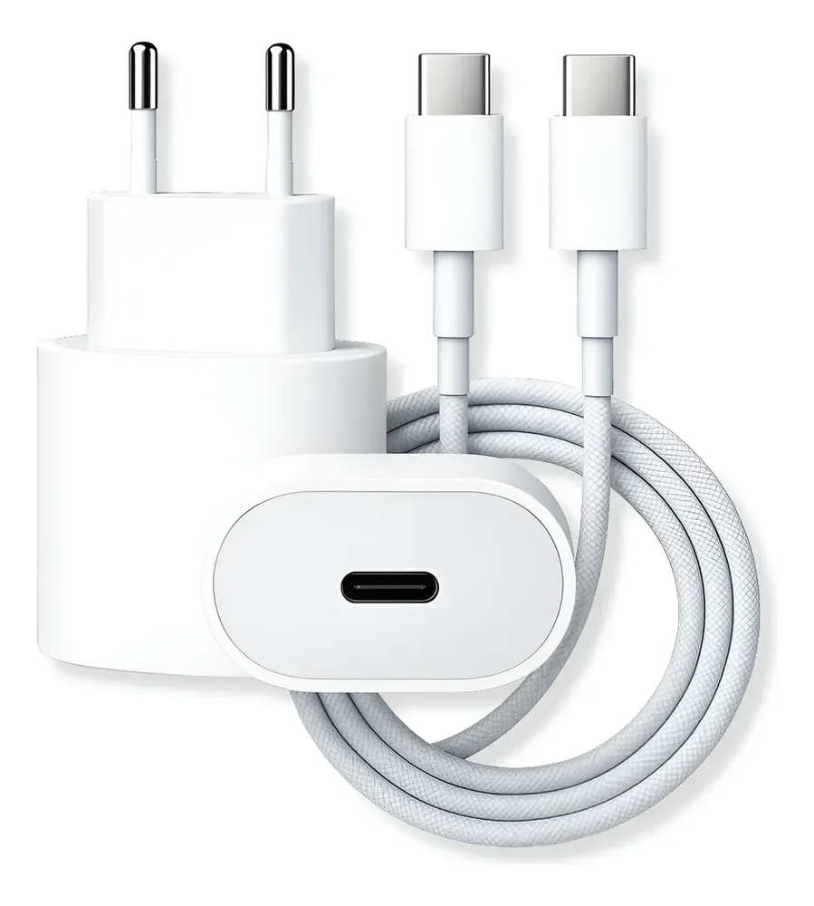 Carregador Turbo Usb-c 40w Para Iphone 15 16 17 Pro Max