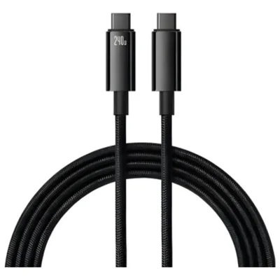 Cabo Nylon Trançado Usb-c Tipo C 240w Turbo 1m A'gold Cb-53