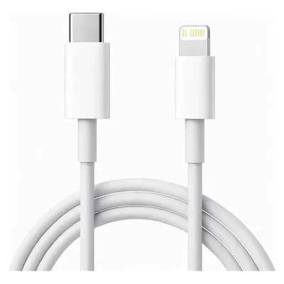 Cabo Carregador Turbo Usb-c 2 Metros Branco Compativel Com Iphone 14,13,12,11, X E Xr, Premiun Reforçado