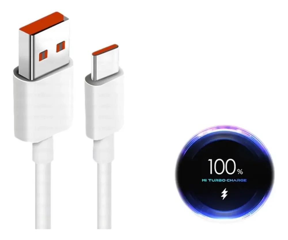 Imagem 2 de 3 do produto Cabo Turbo Para Xiaomi Usb Tipo-c Redmi/note/poco