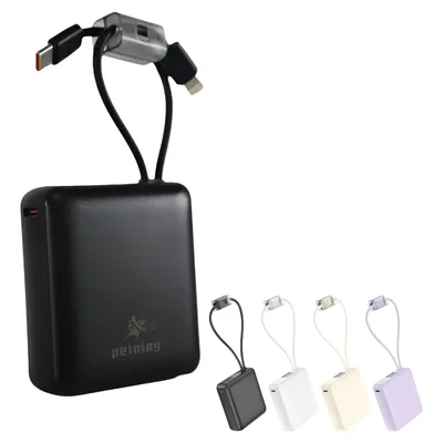 Power Bank Pequeno 10.000mah Turbo Carregador Portátil