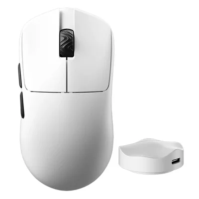 Mouse Gamer Scyrox V6, 8k, 30000 Dpi, Sensor Paw 3950, Wireless, Branco