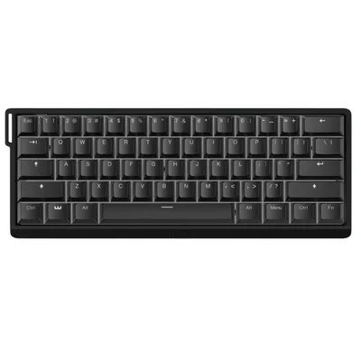 Teclado Mecânico Gamer Wooting 60he V2, Lekker Tikken, RGB, Layout 60%, 8khz, Preto