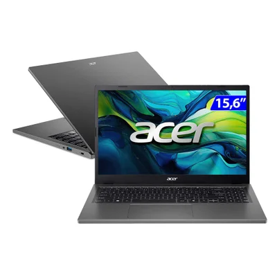 Notebook Acer Aspire Go 15 Core Intel I3 13ª 32gb Ddr5 2tb Nvme Windows 11 Home - Cinza