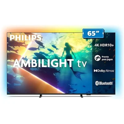 Smart Tv 65 " Philips 4k Ambilight 65pug8100/78 Titan Os Hdr10+ Dolby Atmos