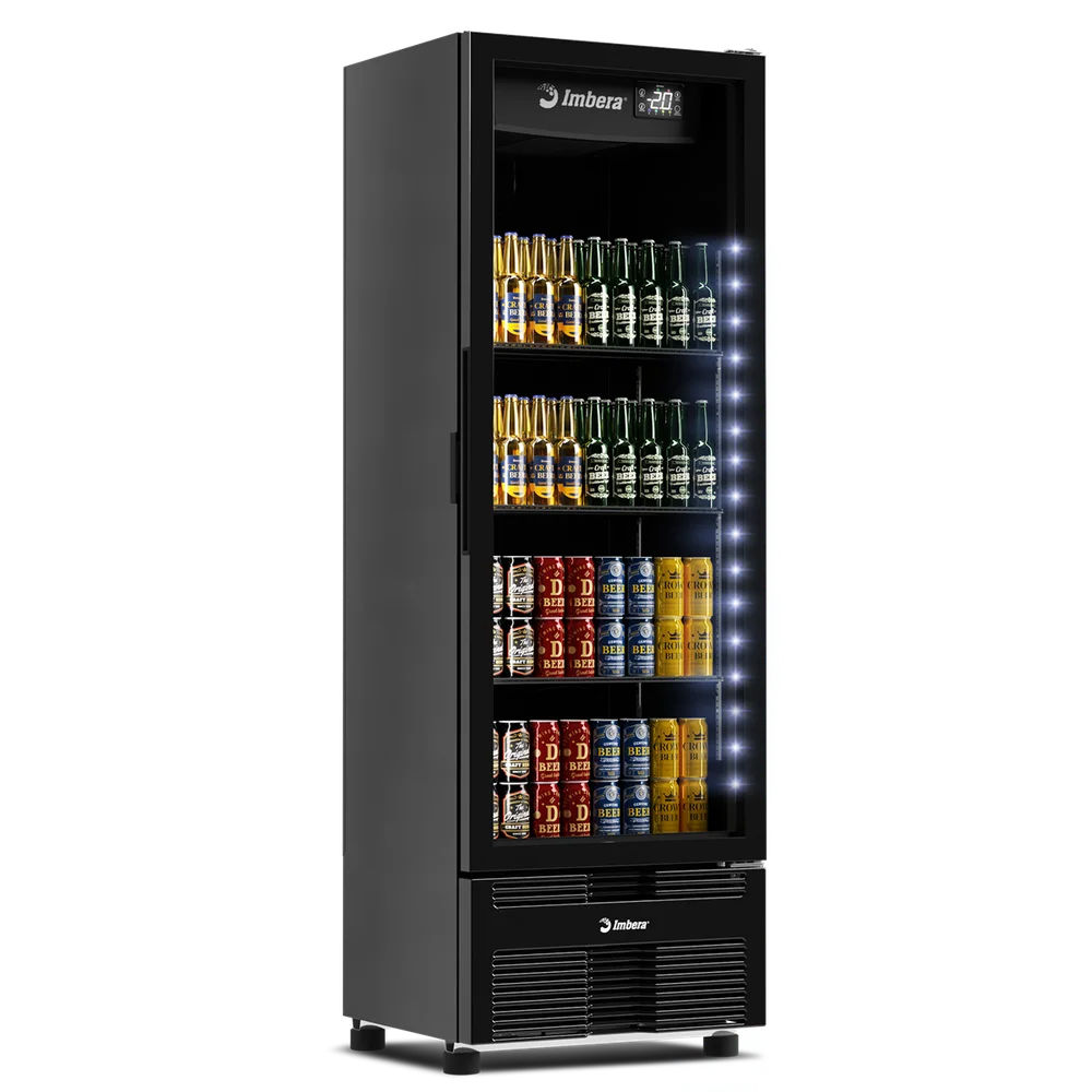 Imagem 2 de 4 do produto Cervejeira Imbera 485l Ccv315 Full Black Porta De Vidro Inverter Bivolt