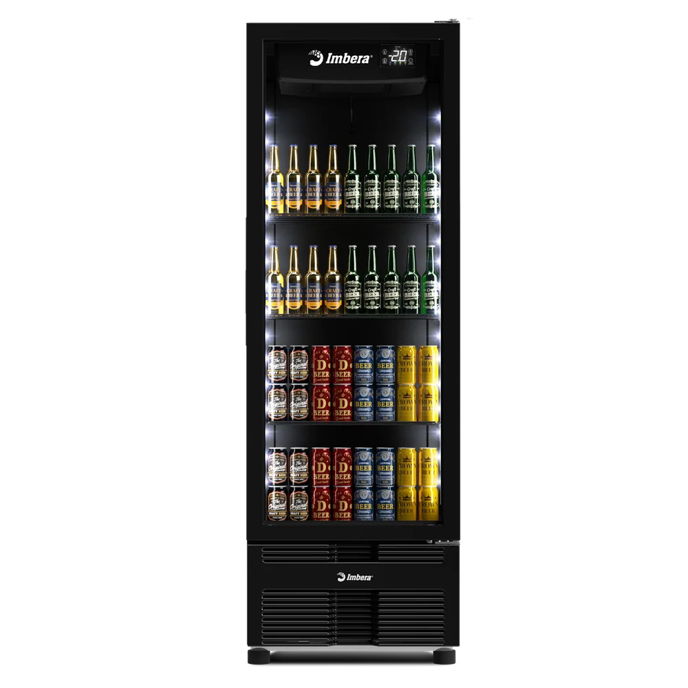 Imagem 3 de 4 do produto Cervejeira Imbera 485l Ccv315 Full Black Porta De Vidro Inverter Bivolt