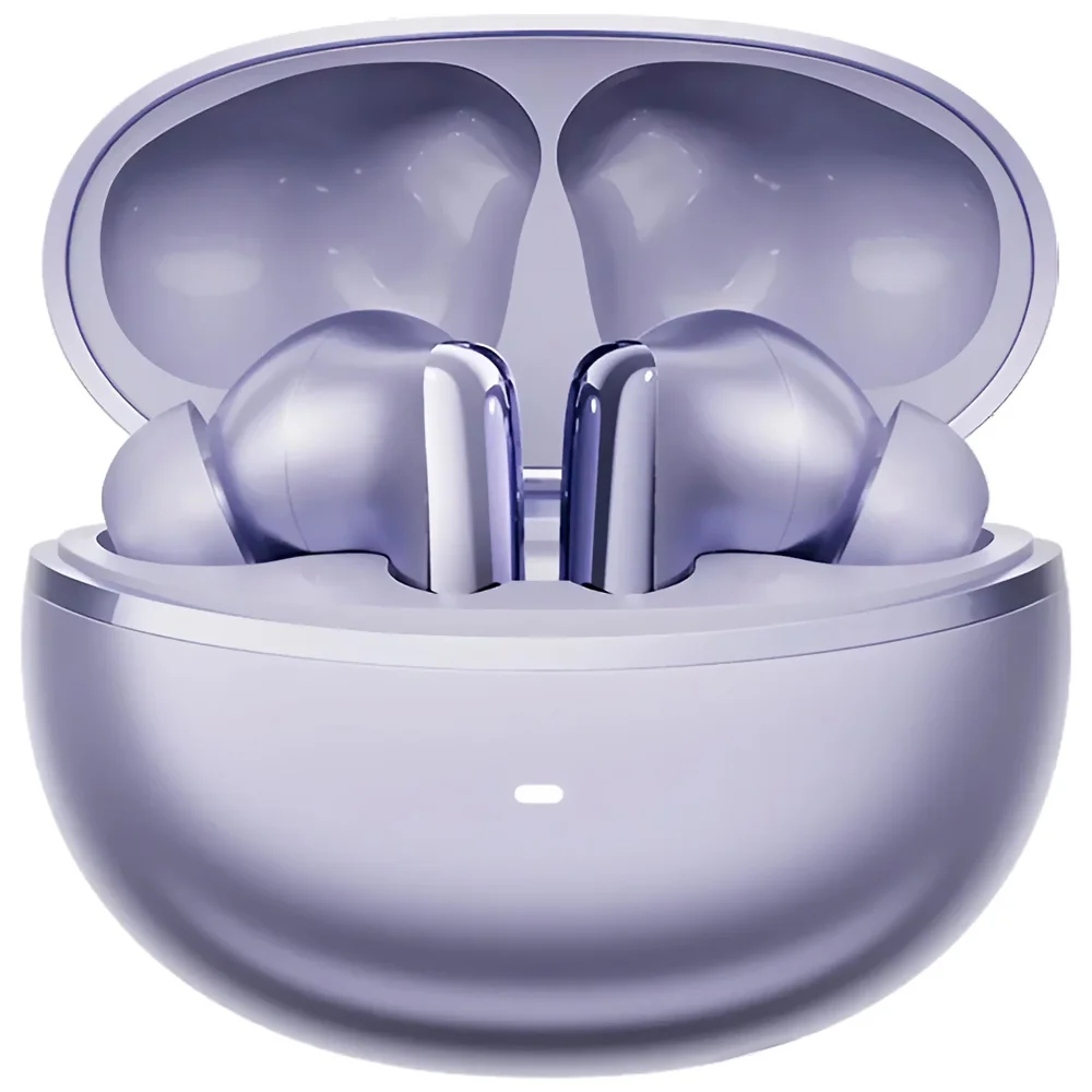 Fone De Ouvido Sem Fio Qcy Melobuds N70 - ( Roxo ) Bluetooth 6.0, Hi-res Audio Wireless, Cancelamento De Ruído Anc,