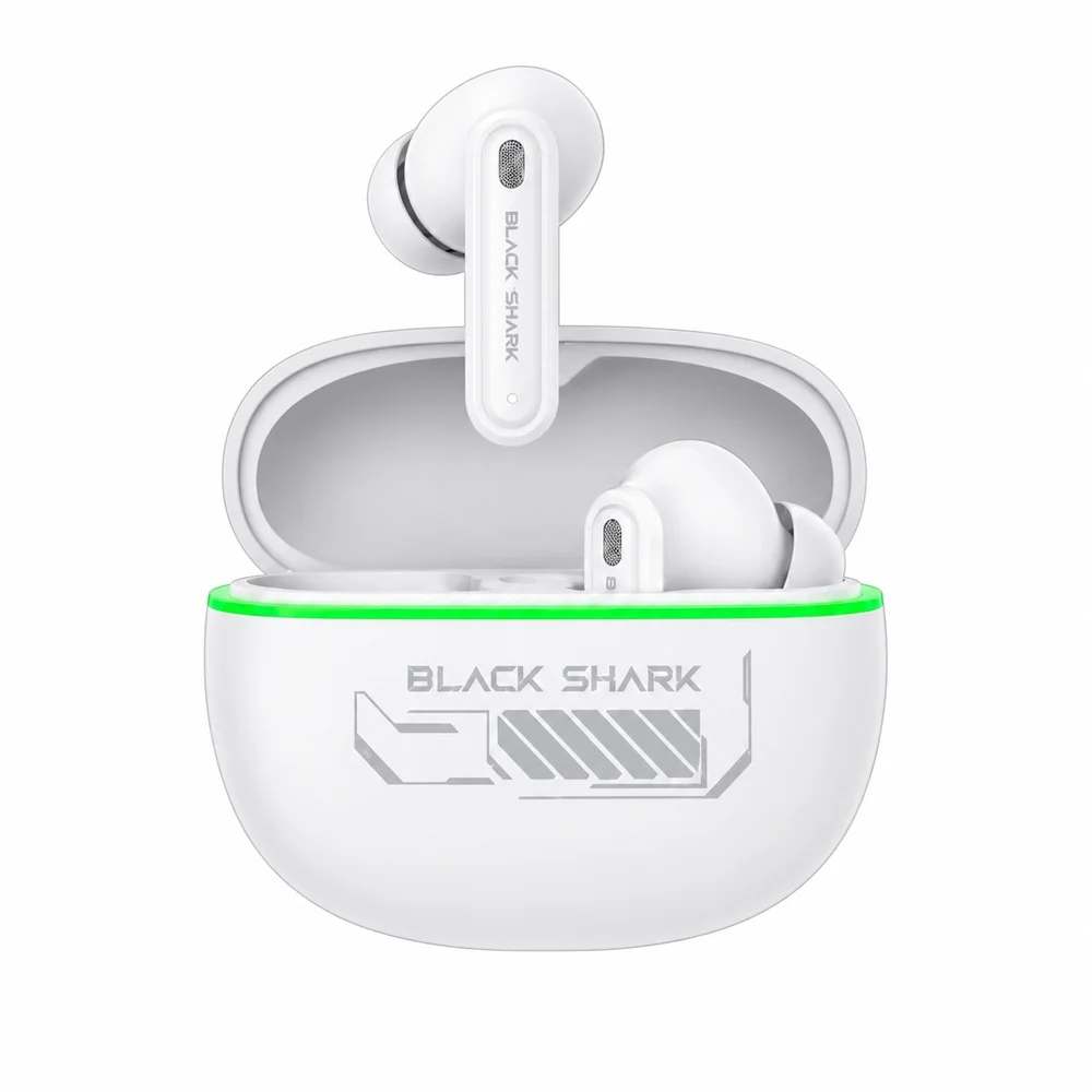 Imagem 1 de 5 do produto Fone De Ouvido Black Shark Buds 6 Anc, Tradução Tempo Real Por Ia 145 Idiomas Jogos Baixa Latência B Cor:branco;tamanho:
