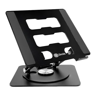 Suporte Para Notebook E Tablet Zinnia Krabi Pro Até 17" Preto - Zno-krbpro-al01