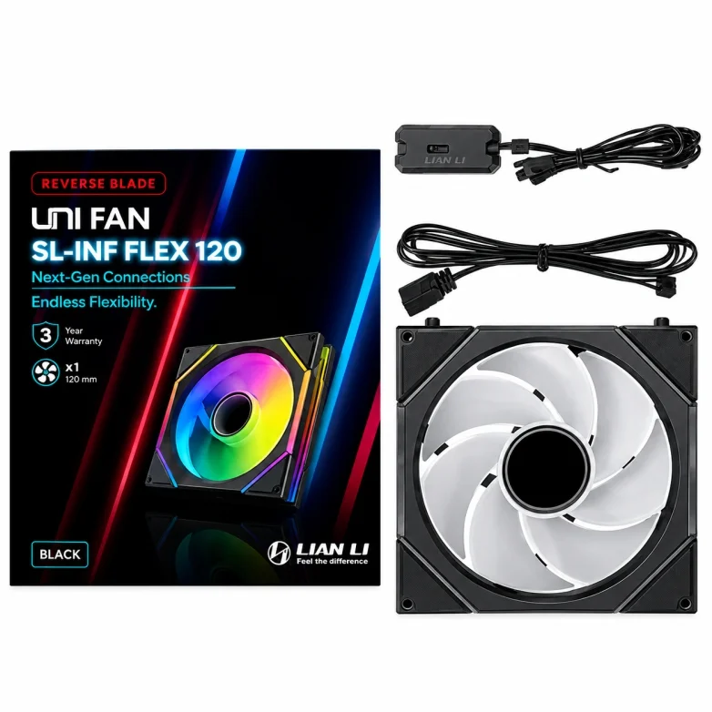 Fan 120mm Lian Li Uni Fan Slinf Flex 120 Reverse