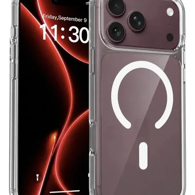 Capinha Capa Clear Case Magnética Magsafe Premium Para Iphone 18 Pro