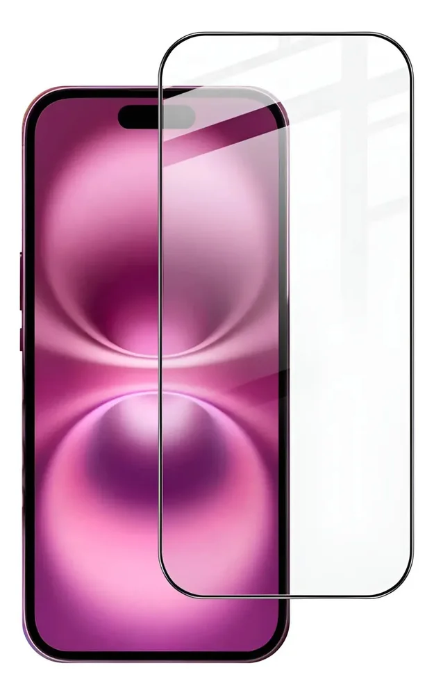 Imagem 2 de 5 do produto Película 3d De Vidro 9h Temperado Para Iphone 18 Pro