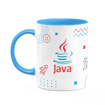Caneca Dev Programador - New Mug Java - B-blue