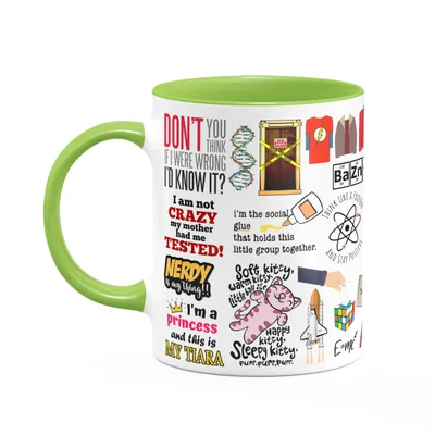 Caneca Icons Moments - The Big Bang Theory - B-lightgreen