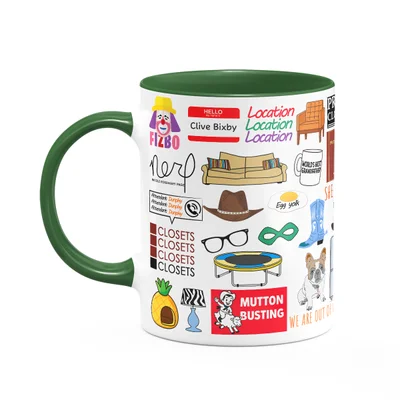 Caneca Geek Icons Moments - Modern Family - B-darkgreen