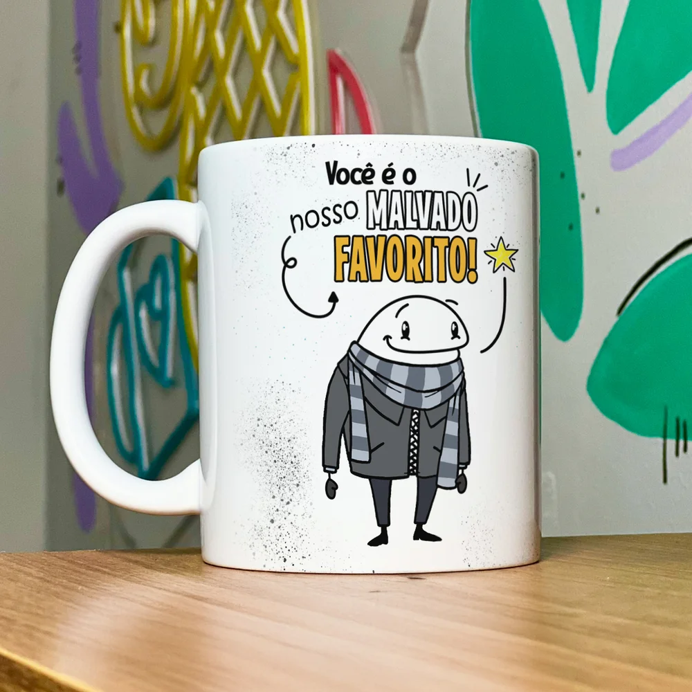 Imagem 3 de 5 do produto Caneca Divertida Flork - Você É O Nosso Malvado Favorito