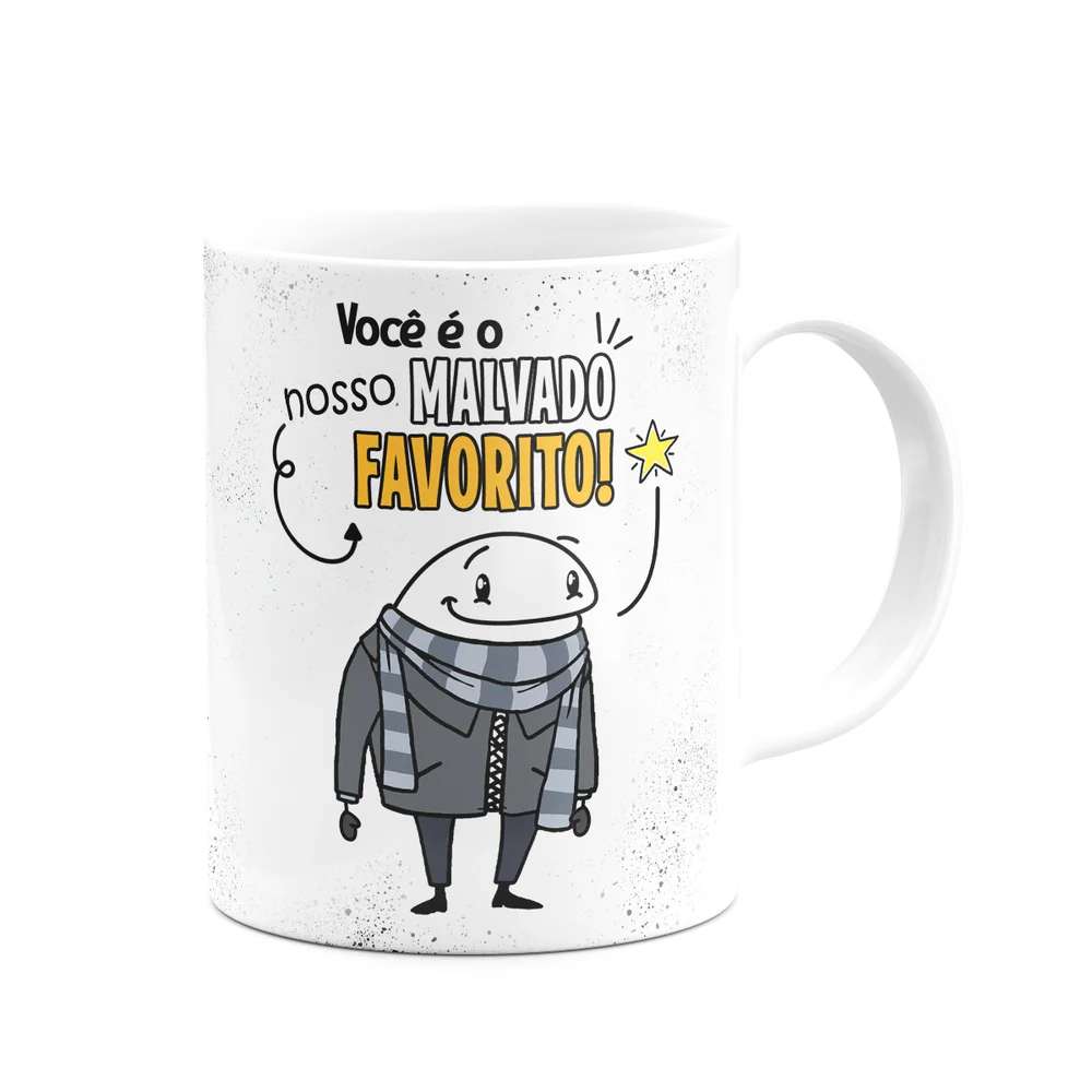 Imagem 5 de 5 do produto Caneca Divertida Flork - Você É O Nosso Malvado Favorito
