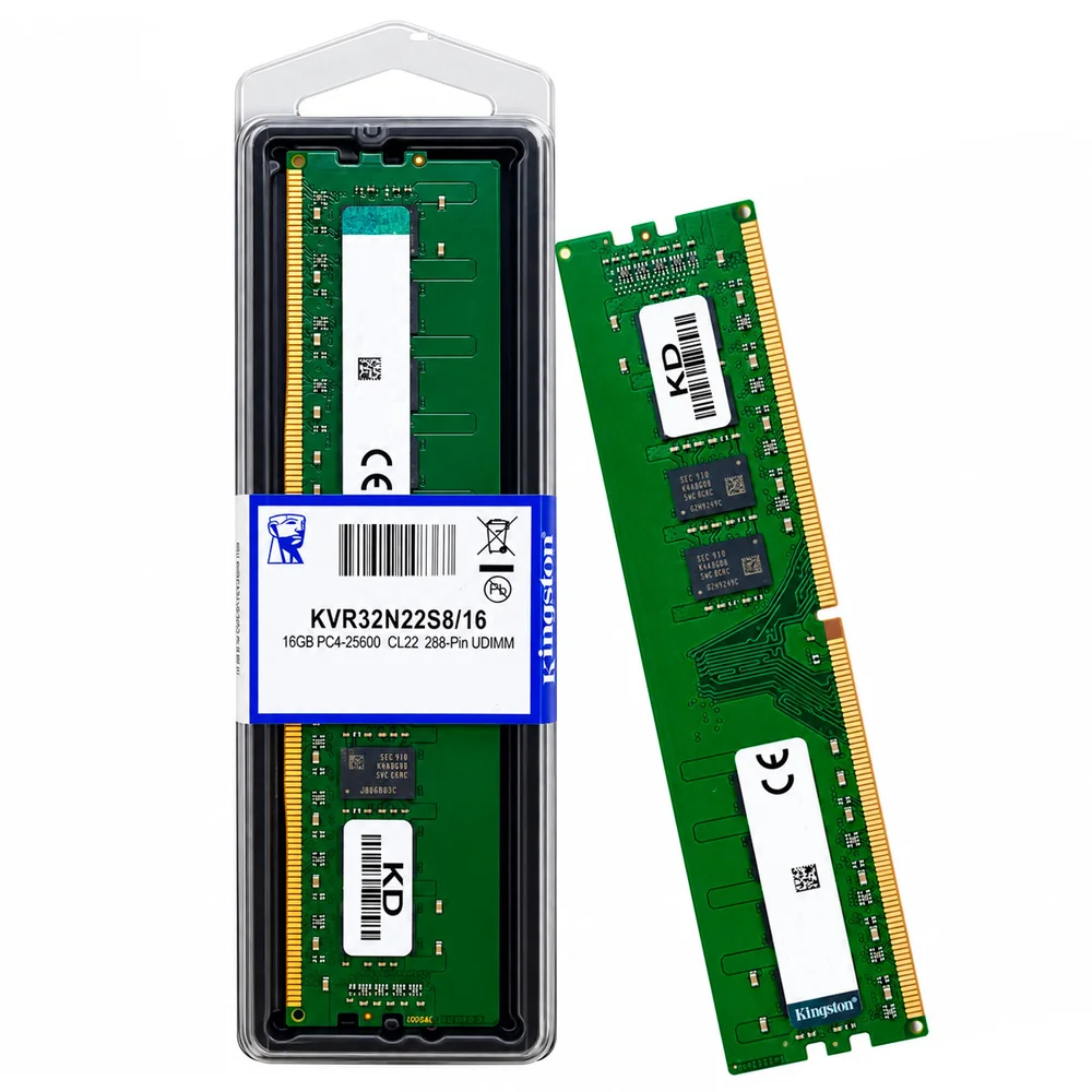 Memória Kingston 16gb Ddr4, 3200mhz - Kvr32n22s8/16