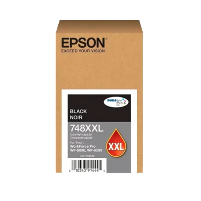 Cartucho De Tinta Epson 748xxl120 Preto