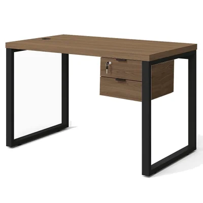 Mesa Escritorio 150 Com Gaveteiro Industrial Frame Kappesberg Munique