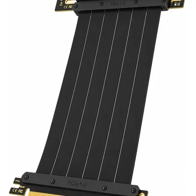 Cabo Adaptador Riser Extensor Flexível PCi-e 5.0 X16 25 Cm