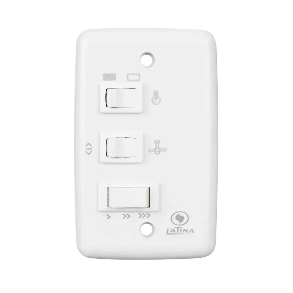 Imagem 4 de 5 do produto Ventilador De Teto Latina Vt633 Luminaria Silencioso Cinza 220v