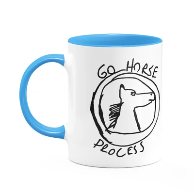 Caneca Dev Programador - Go Horse - 325ml - B-lightblue