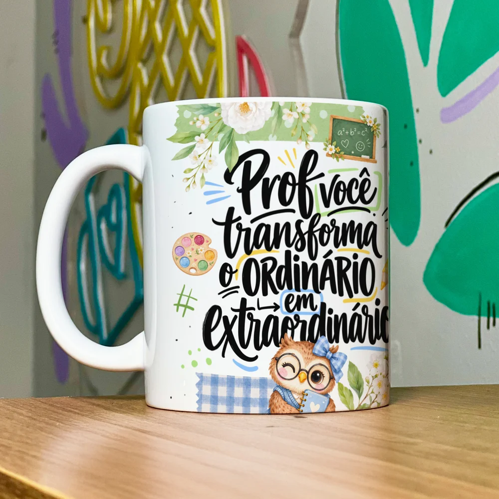 Imagem 2 de 5 do produto Caneca Professores - Você Transforma - Profa