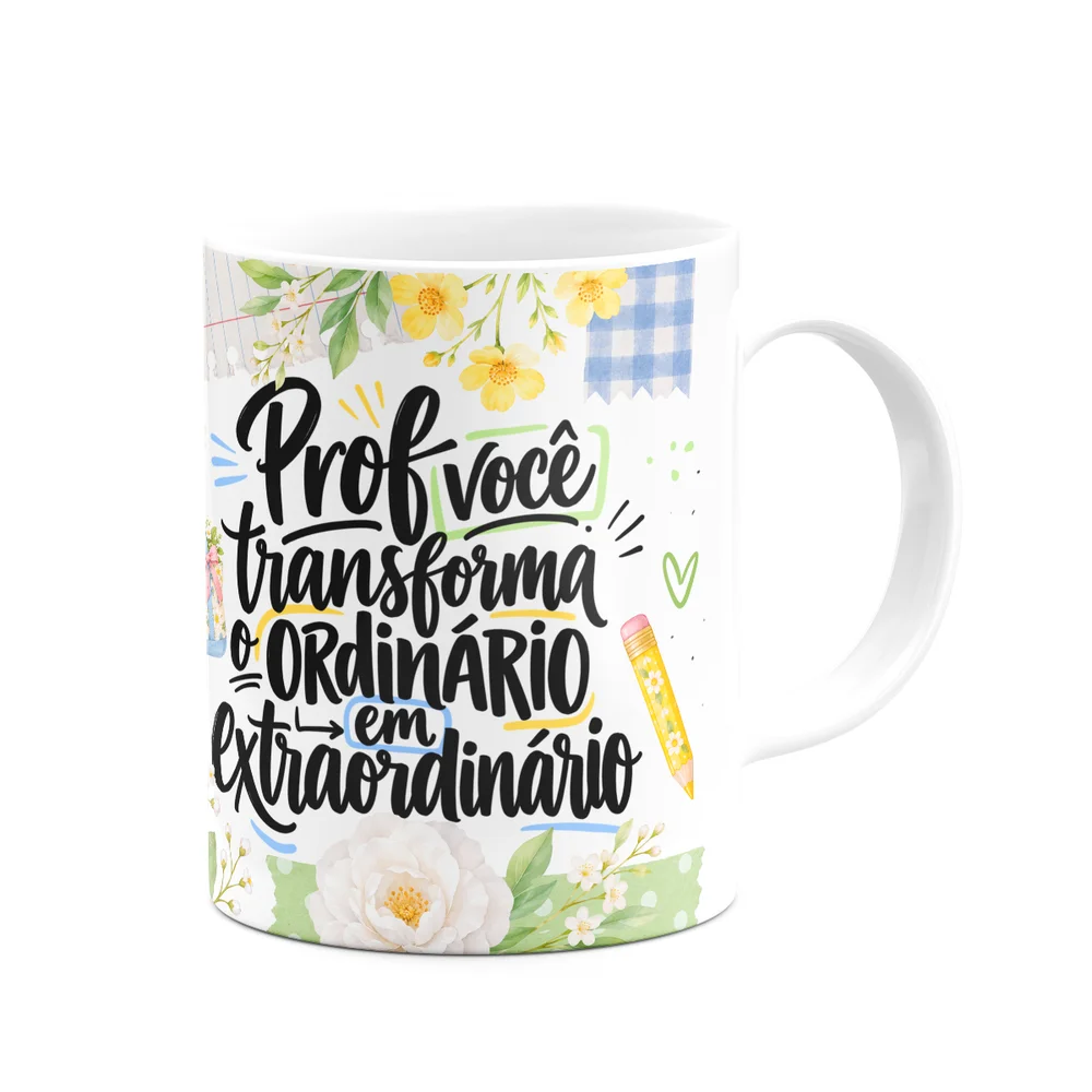 Imagem 5 de 5 do produto Caneca Professores - Você Transforma - Profa