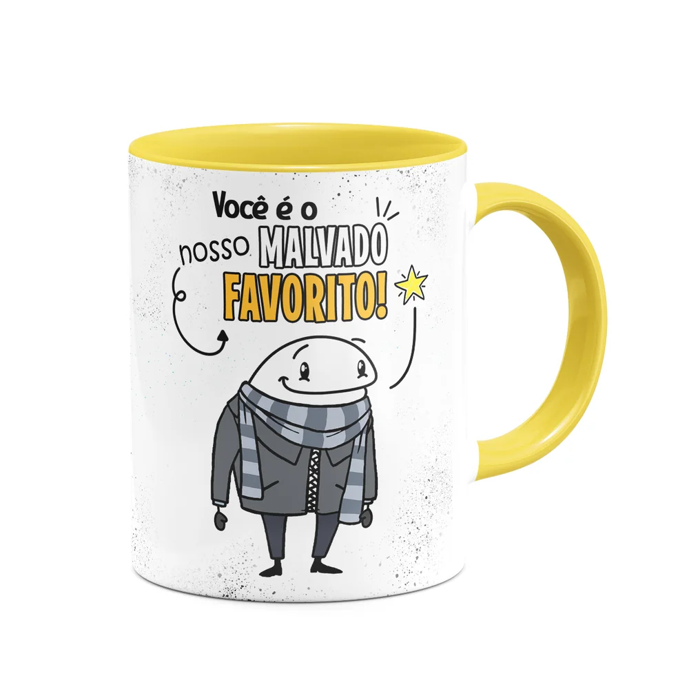 Imagem 4 de 4 do produto Caneca Flork - Você É O Nosso Malvado Favorito - B-yellow