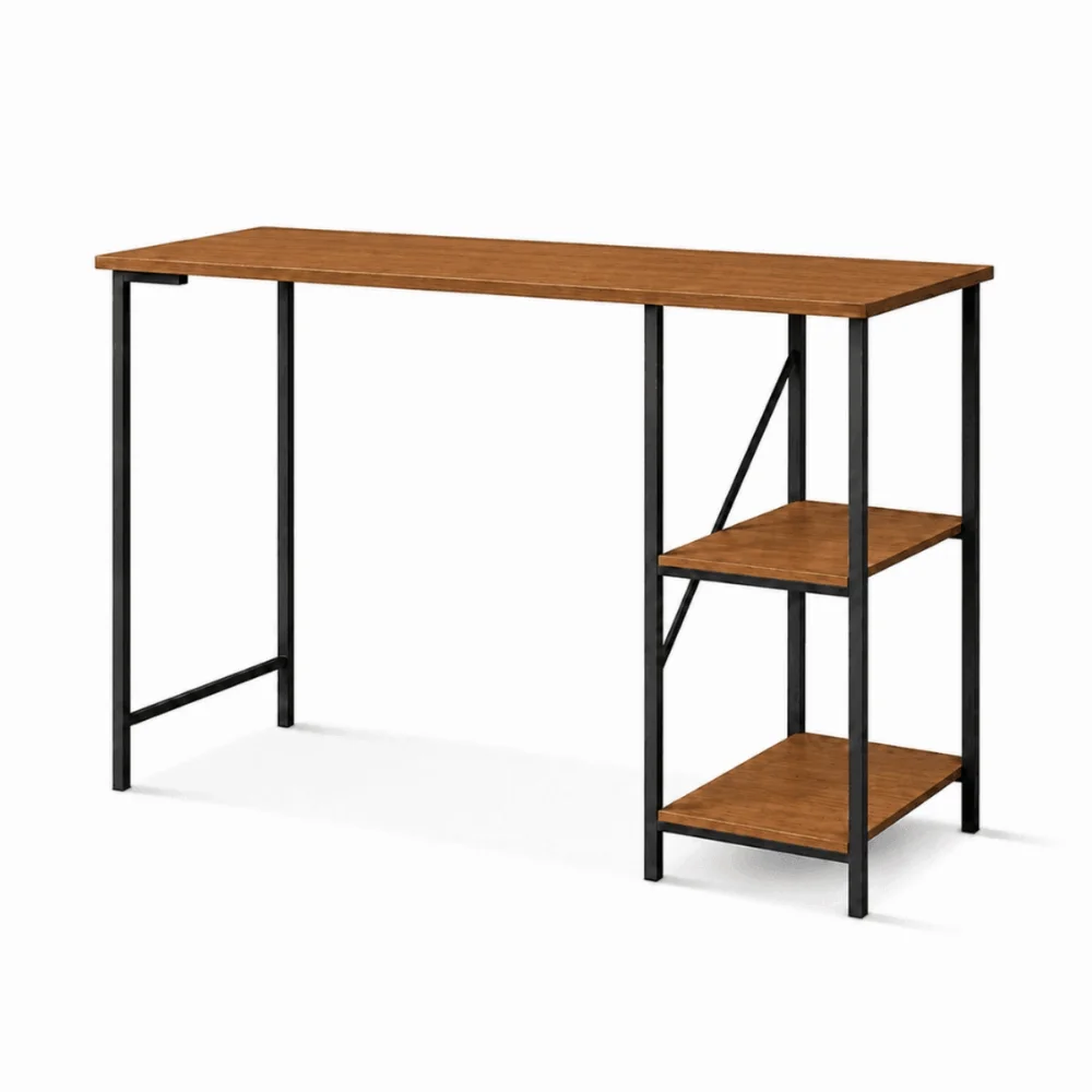 Imagem 5 de 5 do produto Conjunto De Escritório Mesa Bela E Cadeira Begônia Mesh Preto