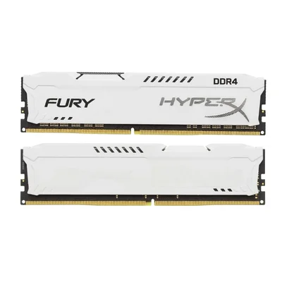 Memória Hyperx Fury 8GB Ddr4 2400mhz Branca Desktop