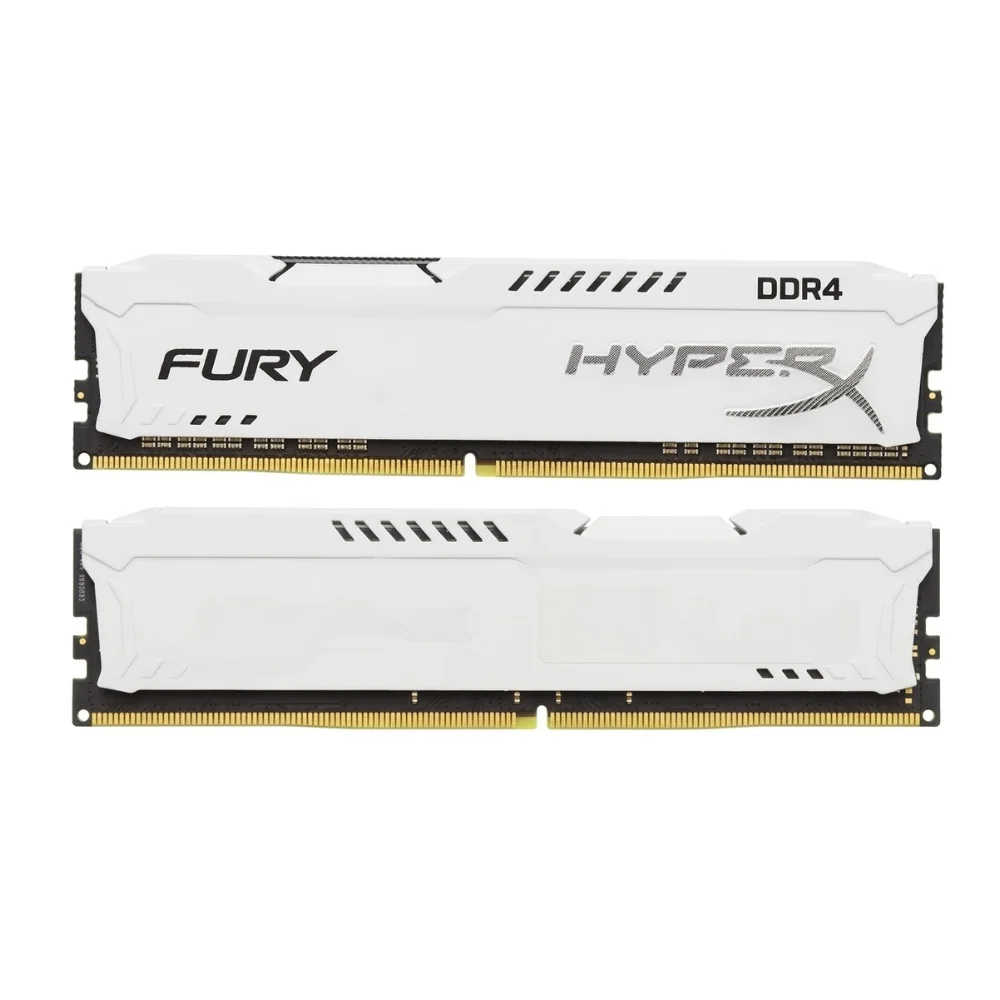 Memória Hyperx Fury 8GB Ddr4 2400mhz Branca Desktop