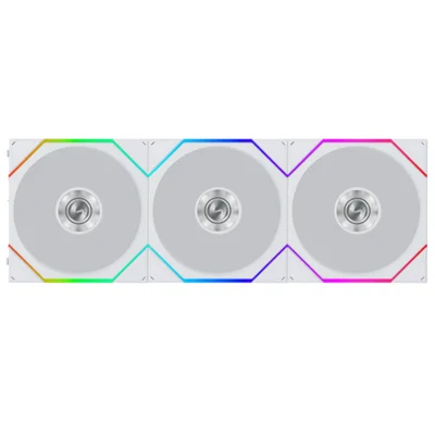 Kit 3 Fans Lian Li 120mm Uni Fan Tl Flex ARGB Branco - 12tl1f3w