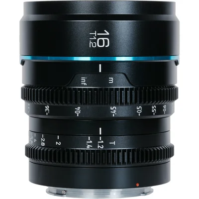 Lente de Cinema de Foco Manual Sirui Night Walker 16mm T1.2 S35 para Câmeras Canon RF
