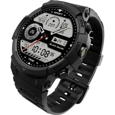 Smartwatch Black Shark Gs3 Sport 1,43 AmoLED, Gps Integrado 5 Atm Preto Névoa Mesh