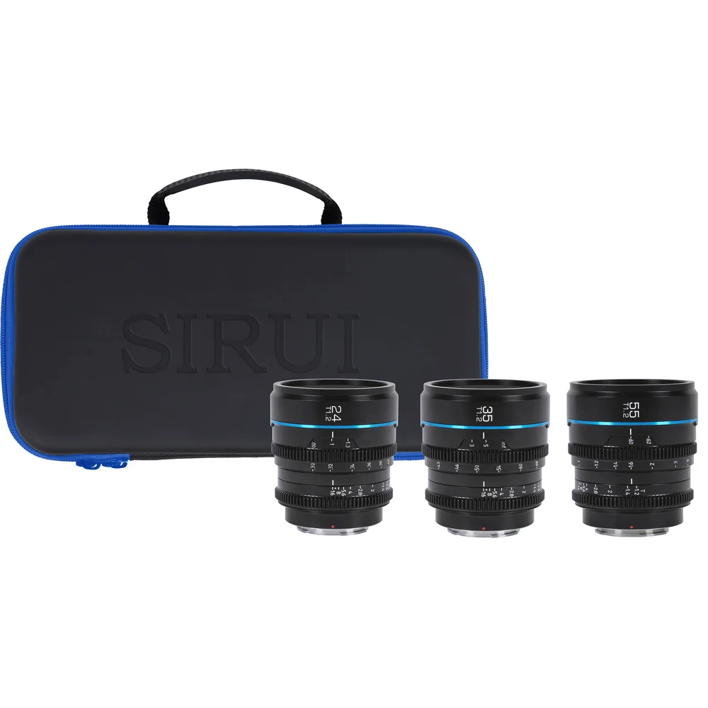 Imagem 4 de 5 do produto Kit de Lentes de Cinema Sirui Night Walker 24; 35; 55mm T1.2 S35 para Câmeras Canon RF