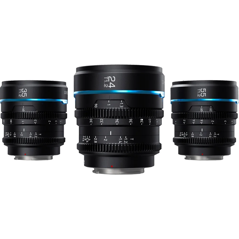 Imagem 5 de 5 do produto Kit de Lentes de Cinema Sirui Night Walker 24; 35; 55mm T1.2 S35 para Câmeras Canon RF