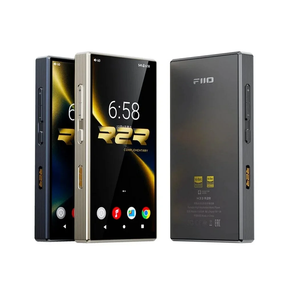Imagem 5 de 5 do produto Media Player De Áudio Fiio M33 R2r Hi-res Android 13 128GB Bluetooth Wi-fi Dac 4.4mm Preto