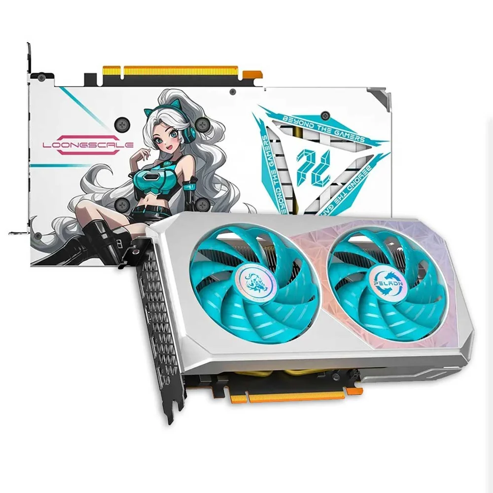 Placa de Vídeo PELADN GeForce RTX 4060 8GD6 LOONGSCALE 8GB