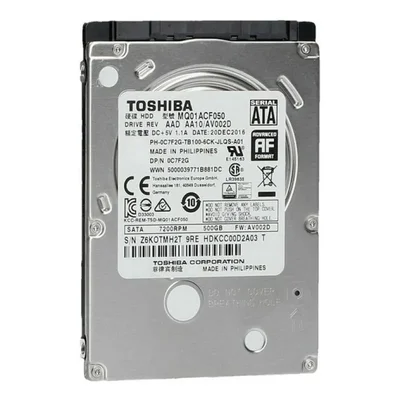 Hd 500gb Slim Para Notebook Mq01abf050