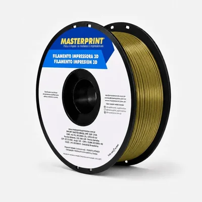 Filamento 1,75mm Pla, 1kg, Cobre, Para Impressora 3d, Masterprint