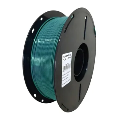 Filamento 1,75mm Pla, 1kg, Peacock Blue, Para Impressora 3d, Masterprint