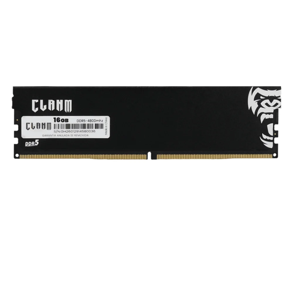Imagem 3 de 5 do produto Memoria Ram Ddr5 16gb 4800mhz Clanm Cl40 Xmp PC38400 Preto