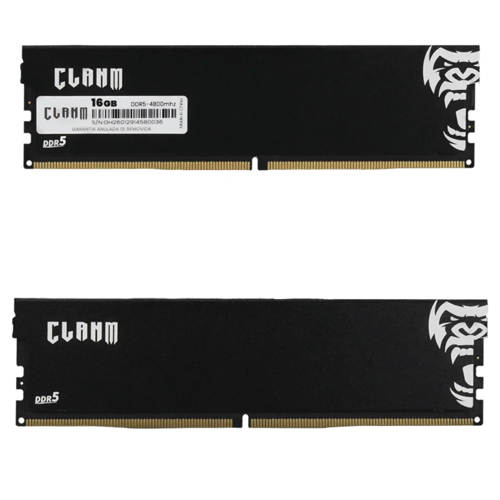 Imagem 4 de 5 do produto Memoria Ram Ddr5 16gb 4800mhz Clanm Cl40 Xmp PC38400 Preto