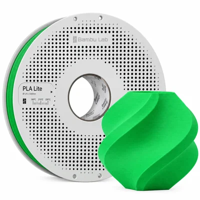 Filamento Pla Lite Bambu Lab Verde 1kg 1,75mm Com Carretel A1 A1 Mini P1 X1